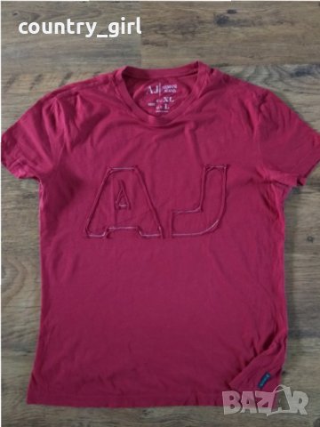 armani jeans - страхотна мъжка тениска, снимка 5 - Тениски - 29728817