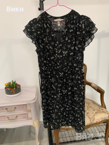 Красива рокля на H&M размер 38 подходяща за S, снимка 2 - Рокли - 44607131