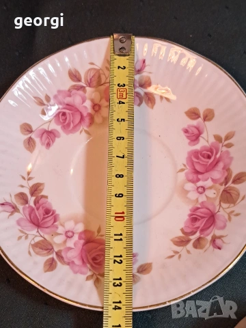 английски порцеланов двоен сет за кафе Willy's Pottery 34/3, снимка 4 - Сервизи - 53932941