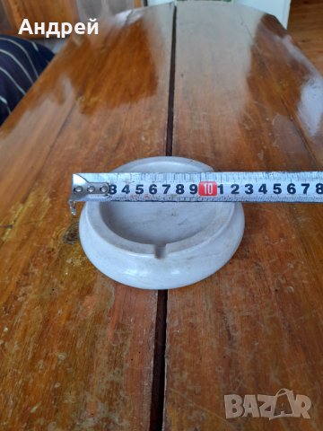 Стар Мраморен пепелник #8, снимка 2 - Други ценни предмети - 39518800