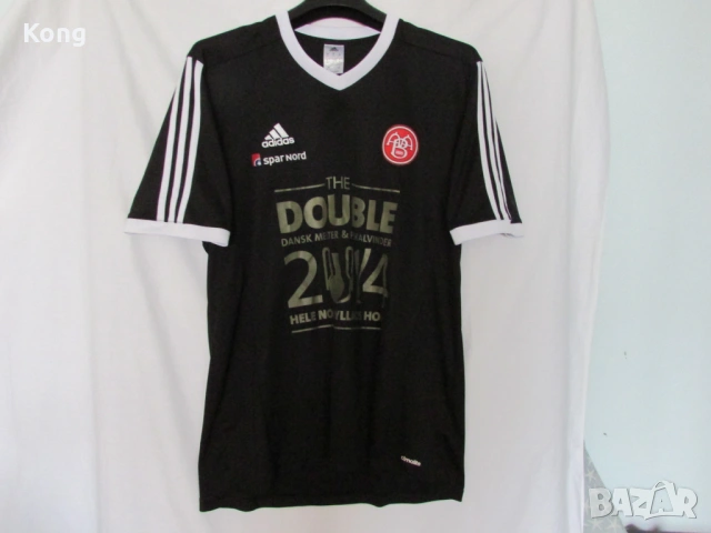 Адидас фланелка Real Madrid Реал Мадрид Adidas Mbappe футболна тениска Denmark Aalborg BK Дания , снимка 4 - Футбол - 54281417