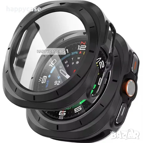 Samsung Galaxy Watch Ultra 2 2026 / 360° Твърд пластмасов кейс с вграден протектор за екран