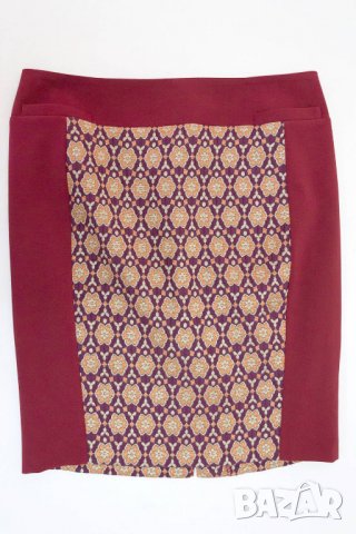 Комплект от пола и блуза в бордо Margo Collection - L, снимка 5 - Костюми - 17281219