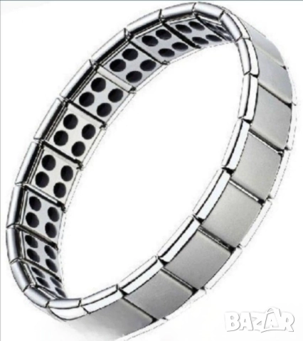 Гривна Fashion Guide МЕРКАТОР от титан с два реда германий 30 лева