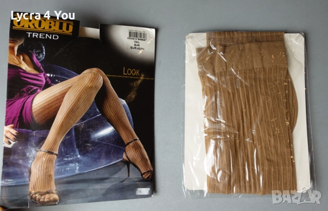 Oroblu Trend EU 42/44 ( размер III) луксозен фигурален чорапогащник, снимка 3 - Бельо - 52555140