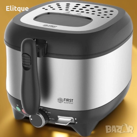 Професионален фритюрник с капацитет 2,5 литра и мощност 1600W FIRST, снимка 2 - Друга електроника - 52854863