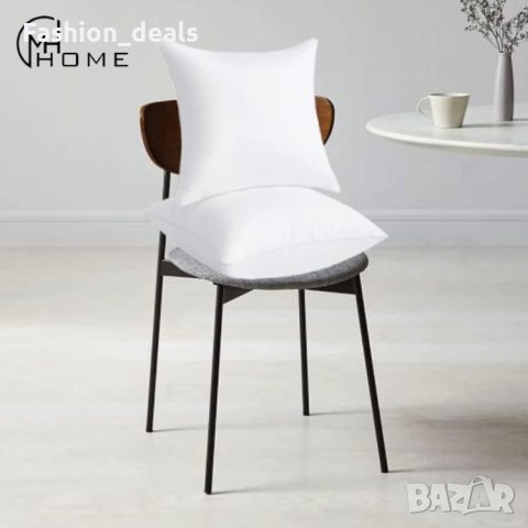 Нови 2 броя Вътрешни подложки за квадратни възглавници, памучна смес Дом Вложки Пълнеж, снимка 4 - Други стоки за дома - 42247226