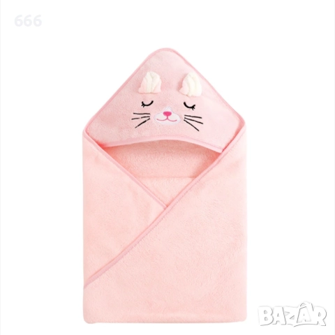 Хавлиена кърпа за бебета с качулка., снимка 8 - Други - 52579428