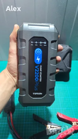 Стартерно устройство/ бустер и тестер Topdon v2200 plus , снимка 2 - Аксесоари и консумативи - 56061331