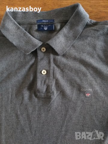 gant polo shirt - страхотна мъжка тениска Л размер , снимка 2 - Тениски - 40486486