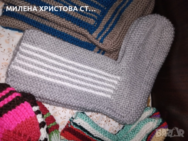 Чорапи зимни плетени 3/4 и къси 0896821326 еконт продажба, снимка 6 - Мъжки чорапи - 52203494