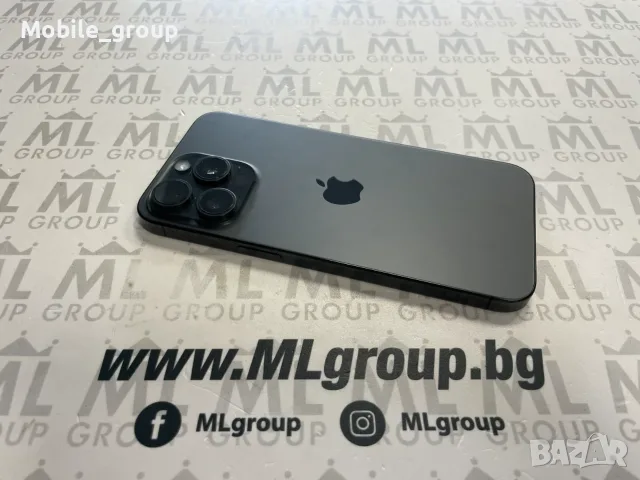 #MLgroup предлага iPhone 15 Pro Max 256GB Black 85%, втора употреба