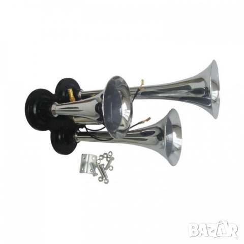 Тромба тройна 12/24V, снимка 3 - Аксесоари и консумативи - 52058922