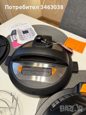 Комбиниран уред Instant Pot DUO CRISP + AIR FRYER 5,7 л. в гаранция, снимка 4 - Мултикукъри - 54140711