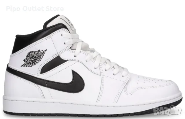 Мъжки маратонки Nike Air Jordan 1 Mid 45.5, 46.5-47, снимка 2 - Маратонки - 48889430