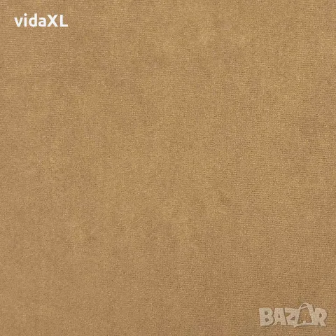 vidaXL Фотьойл, кафяв, кадифе, снимка 8 - Дивани и мека мебел - 56146802
