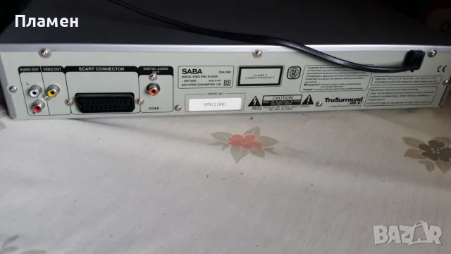 DVD Saba DSA 100 E, снимка 2 - Плейъри, домашно кино, прожектори - 48562740