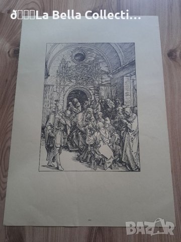 Литография Албрехт Дюрер с воден знак, снимка 9 - Други ценни предмети - 40873364