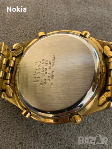 Citizen 6870-S57677 Vintage Rare Wrist Watch Quartz Retro Old Chronograph Alarm, снимка 5 - Мъжки - 48641851