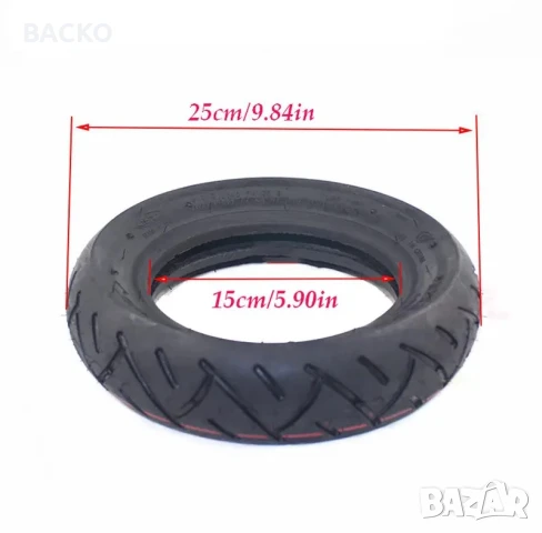 Гуми за тротинетка 10х2,50, снимка 4 - Други спортове - 51175337