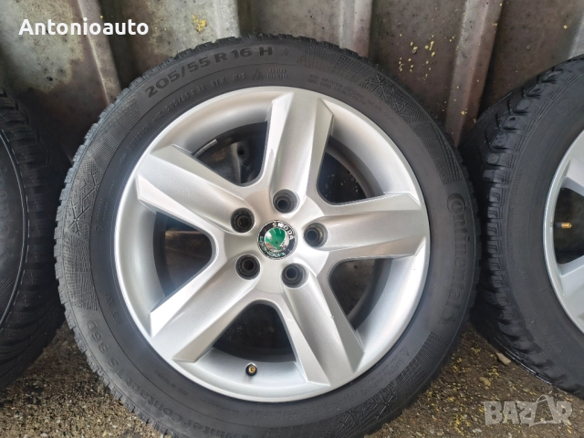 5х112 - 16 цола 5x112 SKODA Superb 5 x 112 , снимка 5 - Гуми и джанти - 52306215
