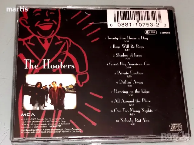 The Hooters CD , снимка 3 - CD дискове - 47454957