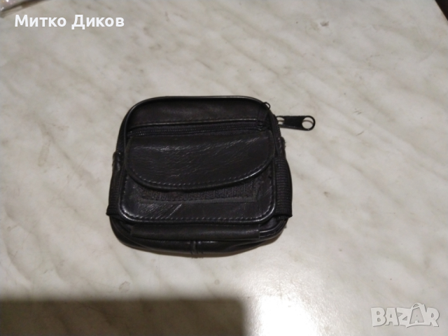 Чанта колан малка естествена кожа 100х90х25мм, снимка 2 - Чанти - 44719837
