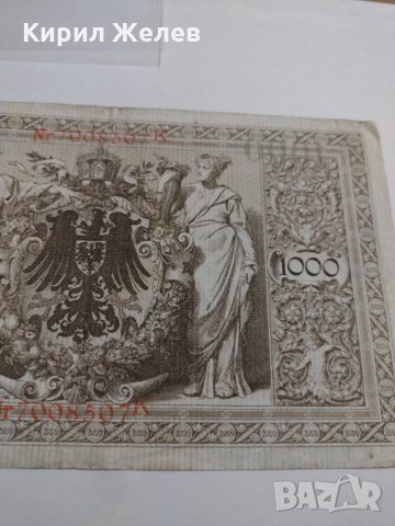 Райх банкнота - Германия - 1000 марки / 1910 година- 17954, снимка 10 - Нумизматика и бонистика - 31034691