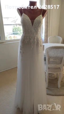 Нова булчинска рокля размер 38 S