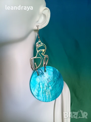 Обици балерини, снимка 5 - Обеци - 51270121