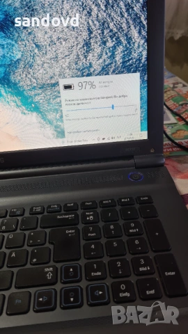 Голям лаптоп SAMSUNG RC-710 17инча цена 65евро, снимка 4 - Лаптопи за дома - 54008676