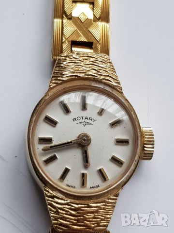 Позлатен дамски механичен часовник Rotary