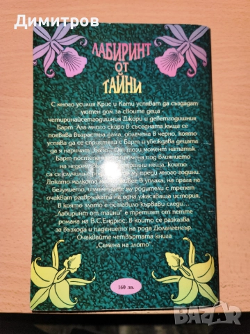 Лабиринт от тайни В. С. Ендрюс, снимка 2 - Художествена литература - 52063407