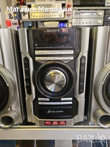 Аудиосистема SONY MHC-EC55 с две тонколони и дистанционно. В отлично техническо и визуално състояние, снимка 4 - Аудиосистеми - 43397220