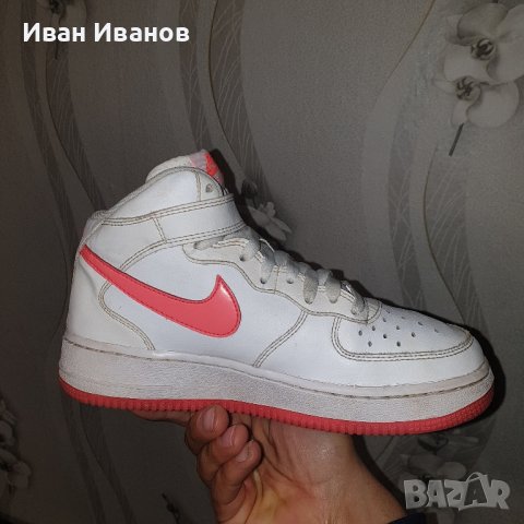 оригинални маратонки  NIKE AIR FORCE 1 MID GLOW  номер 38,5, снимка 12 - Маратонки - 42855235