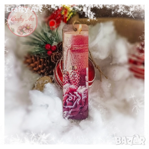 Книгоразделител с коледен мотив