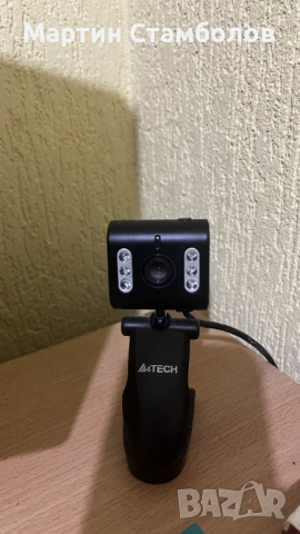 Уеб камера A4Tech с USB и вградени LED светлини | Отлично състояние