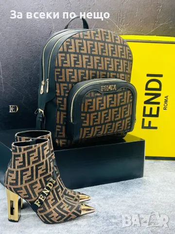 Дамски боти на ток Fendi👢Chanel👢 Код D1489, снимка 6 - Дамски боти - 48275830