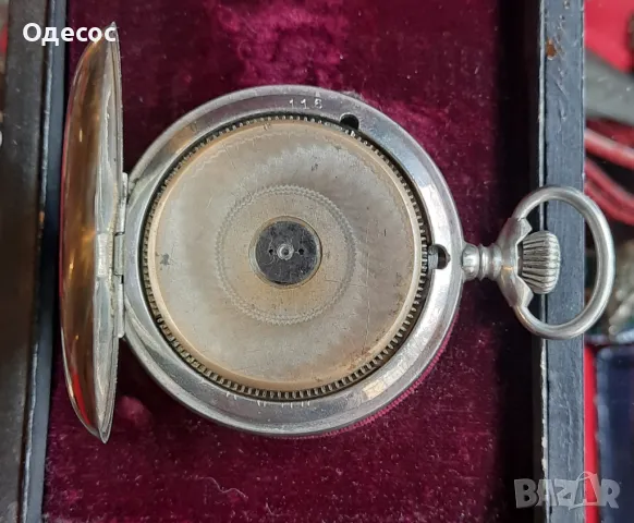 Швейцарски джобен часовник Hebdomas, снимка 3 - Антикварни и старинни предмети - 49943906