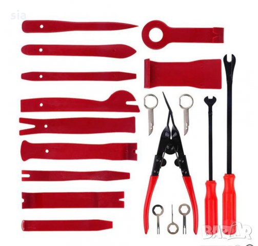 Инструменти за интериор, 19части, монтаж / демонтаж, снимка 2 - Аксесоари и консумативи - 30017108