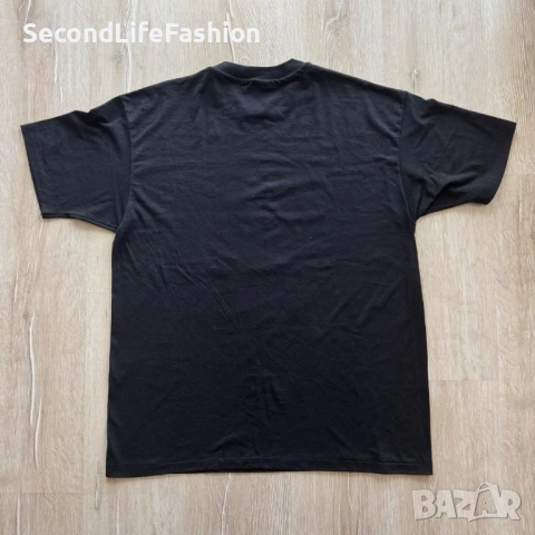 Винтидж тениска произведена в САЩ. Тениска с единичен шев 90-те надпис „Н, снимка 6 - Тениски - 53134842