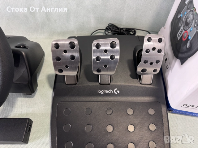 Волан и слушалки - Logitech Driving Force G29 PS3/PS4/PS5/PC, снимка 4 - Други игри и конзоли - 52083684