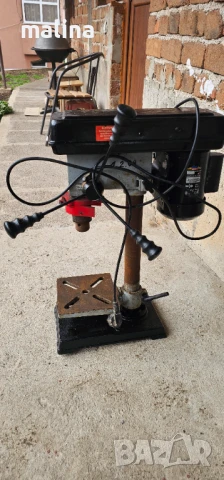 Немска монофазна настолна бормашина 500 вата , снимка 2 - Бормашини - 50611834