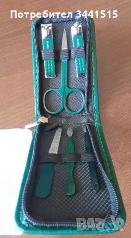 Комплект за маникюр 6 части, нокторезачка, ножичка 