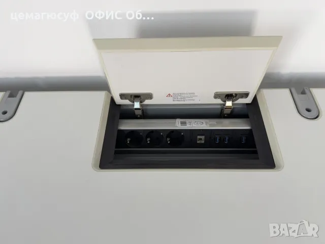 Бяло електрическо бюро с регулируема височина – VS Марка, снимка 9 - Бюра - 50015707