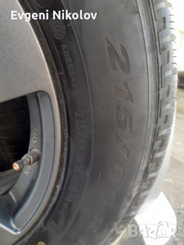 215/65/16 PIRELLI SCORPION WINTER, снимка 7 - Гуми и джанти - 38722541