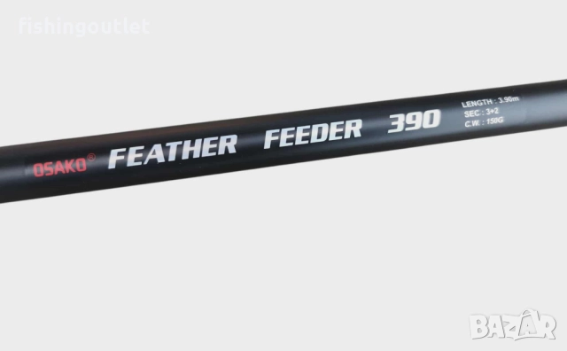  Фидер комплект - въдица 3.90м ( 150гр акция) , макара и корда 0.25мм, снимка 8 - Въдици - 52485526