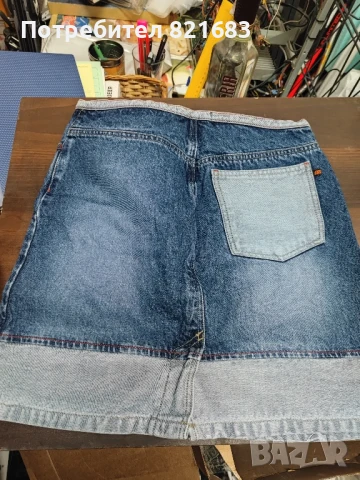 ЛИКВИДАЦИЯ! Дънкови поли останали няколко бройки, снимка 3 - Поли - 51273765