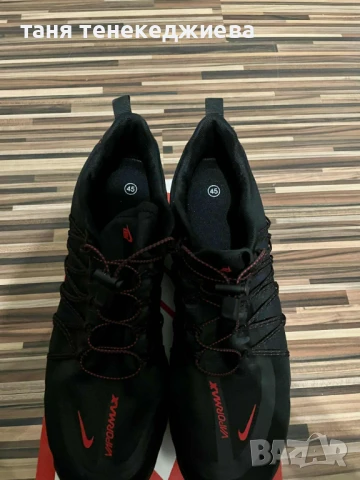 Маратонки  Nike vapormax черно с червено(45)EU, снимка 4 - Маратонки - 51196941