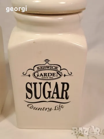 буркани за кафе и захар 23/4, снимка 2 - Сервизи - 49332118